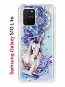 Чехол-накладка Samsung Galaxy S10 Lite Kruche Print Грация