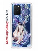 Чехол-накладка Samsung Galaxy S10 Lite Kruche Print Грация
