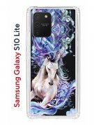 Чехол-накладка Samsung Galaxy S10 Lite Kruche Print Грация