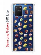 Чехол-накладка Samsung Galaxy S10 Lite Kruche Print Cake