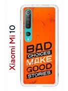 Чехол-накладка Xiaomi Mi 10/Mi 10 Pro Kruche Print Good stories