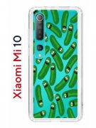 Чехол-накладка Xiaomi Mi 10 (593959) Kruche PRINT Огурчик Рик