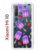 Чехол-накладка Xiaomi Mi 10 (593959) Kruche PRINT Ice Cream