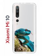 Чехол-накладка Xiaomi Mi 10 (593959) Kruche PRINT Змея