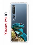 Чехол-накладка Xiaomi Mi 10 (593959) Kruche PRINT Змея