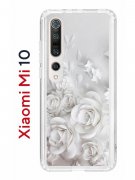 Чехол-накладка Xiaomi Mi 10 (593959) Kruche PRINT White roses