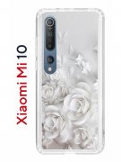 Чехол-накладка Xiaomi Mi 10 (593959) Kruche PRINT White roses