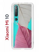 Чехол-накладка Xiaomi Mi 10/Mi 10 Pro Kruche Print Pink and white