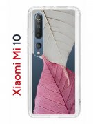 Чехол-накладка Xiaomi Mi 10/Mi 10 Pro Kruche Print Pink and white