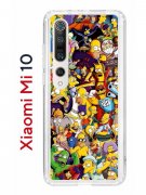 Чехол-накладка Xiaomi Mi 10 (593959) Kruche PRINT Симпсоны