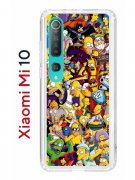 Чехол-накладка Xiaomi Mi 10 (593959) Kruche PRINT Симпсоны