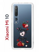 Чехол-накладка Xiaomi Mi 10 (593959) Kruche PRINT Ягодный микс