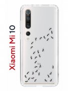 Чехол-накладка Xiaomi Mi 10 (593959) Kruche PRINT Муравьи