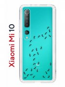 Чехол-накладка Xiaomi Mi 10 (593959) Kruche PRINT Муравьи
