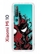 Чехол-накладка Xiaomi Mi 10 (593959) Kruche PRINT Spider-Man-Venom