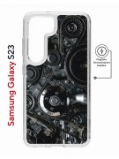 Чехол-накладка Samsung Galaxy S23 (634253) Kruche PRINT Двигатель