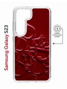 Чехол-накладка Samsung Galaxy S23 (634253) Kruche PRINT Dior