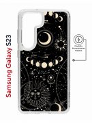 Чехол-накладка Samsung Galaxy S23 (634253) Kruche PRINT Space