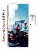 Чехол-накладка Samsung Galaxy S23 Plus Kruche Print Киберпанк