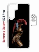 Чехол-накладка Samsung Galaxy S23 Plus (634254) Kruche PRINT Гладиатор