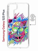 Чехол-накладка Samsung Galaxy S23 Plus Kruche Magnet Print Многоликий Рик
