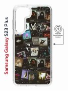 Чехол-накладка Samsung Galaxy S23 Plus Kruche Magnet Print Плейлисты