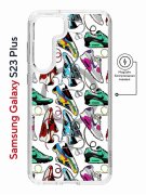 Чехол-накладка Samsung Galaxy S23 Plus (634254) Kruche PRINT Кроссы Nike Air Max