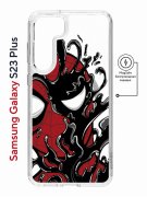 Чехол-накладка Samsung Galaxy S23 Plus (634254) Kruche PRINT Spider-Man-Venom