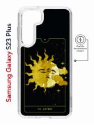 Чехол-накладка Samsung Galaxy S23 Plus (634254) Kruche PRINT Tarot Lovers
