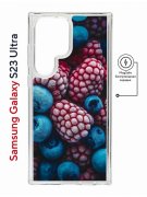 Чехол-накладка Samsung Galaxy S23 Ultra (634255) Kruche PRINT Fresh berries