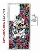 Чехол-накладка Samsung Galaxy S23 Ultra Kruche Print Music
