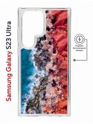Чехол-накладка Samsung Galaxy S23 Ultra Kruche Magnet Print Морской берег