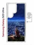 Чехол-накладка Samsung Galaxy S23 Ultra (634255) Kruche PRINT Ночные Огни