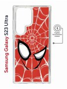 Чехол-накладка Samsung Galaxy S23 Ultra (634255) Kruche PRINT Человек-Паук красный