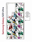 Чехол-накладка Samsung Galaxy S23 Ultra (634255) Kruche PRINT Кроссы Nike Air Max