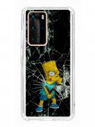 Чехол-накладка Huawei P40 Pro (588936) Kruche PRINT Барт Симпсон