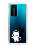 Чехол-накладка Huawei P40 Pro (588936) Kruche PRINT Angel Demon