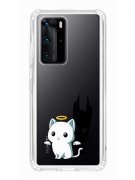 Чехол-накладка Huawei P40 Pro (588936) Kruche PRINT Angel Demon