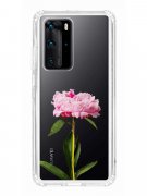 Чехол-накладка Huawei P40 Pro (588936) Kruche PRINT Пион