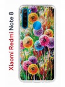 Чехол-накладка Xiaomi Redmi Note 8 Kruche Print Одуванчики