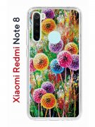 Чехол-накладка Xiaomi Redmi Note 8 Kruche Print Одуванчики