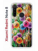 Чехол-накладка Xiaomi Redmi Note 8 Kruche Print Одуванчики