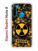 Чехол-накладка Xiaomi Redmi Note 8  (580659) Kruche PRINT Danger