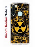 Чехол-накладка Xiaomi Redmi Note 8  (580659) Kruche PRINT Danger