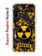 Чехол-накладка Xiaomi Redmi Note 8  (580659) Kruche PRINT Danger