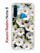 Чехол-накладка Xiaomi Redmi Note 8 Kruche Print Ромашки