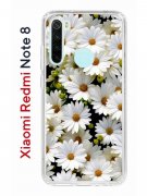 Чехол-накладка Xiaomi Redmi Note 8 Kruche Print Ромашки