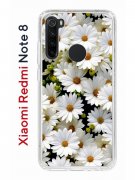 Чехол-накладка Xiaomi Redmi Note 8 Kruche Print Ромашки