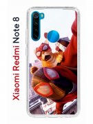 Чехол-накладка Xiaomi Redmi Note 8 Kruche Print Человек паук