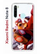 Чехол-накладка Xiaomi Redmi Note 8 Kruche Print Человек паук